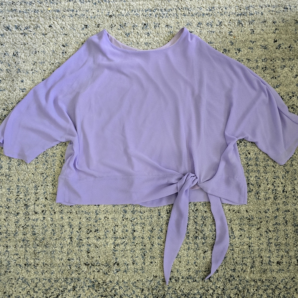 Bailey 44 Lavender Tie-Front Top